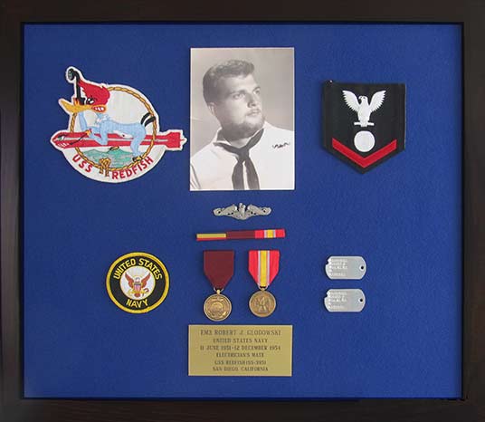 us navy shadowbox